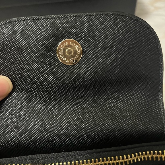 Black Nylon Saffiano Crossbody - Picture 4 of 7